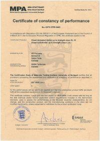 Certificates